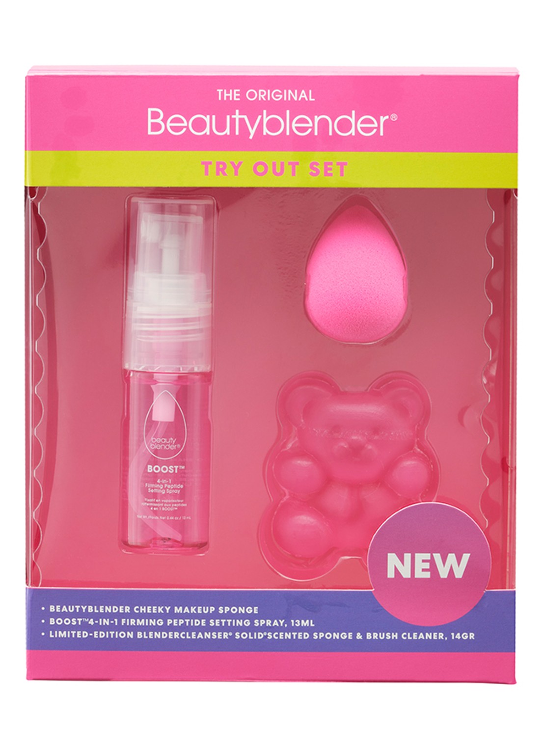 Beautyblender Beautyblender Try Out Set  - voorkant 2 pink