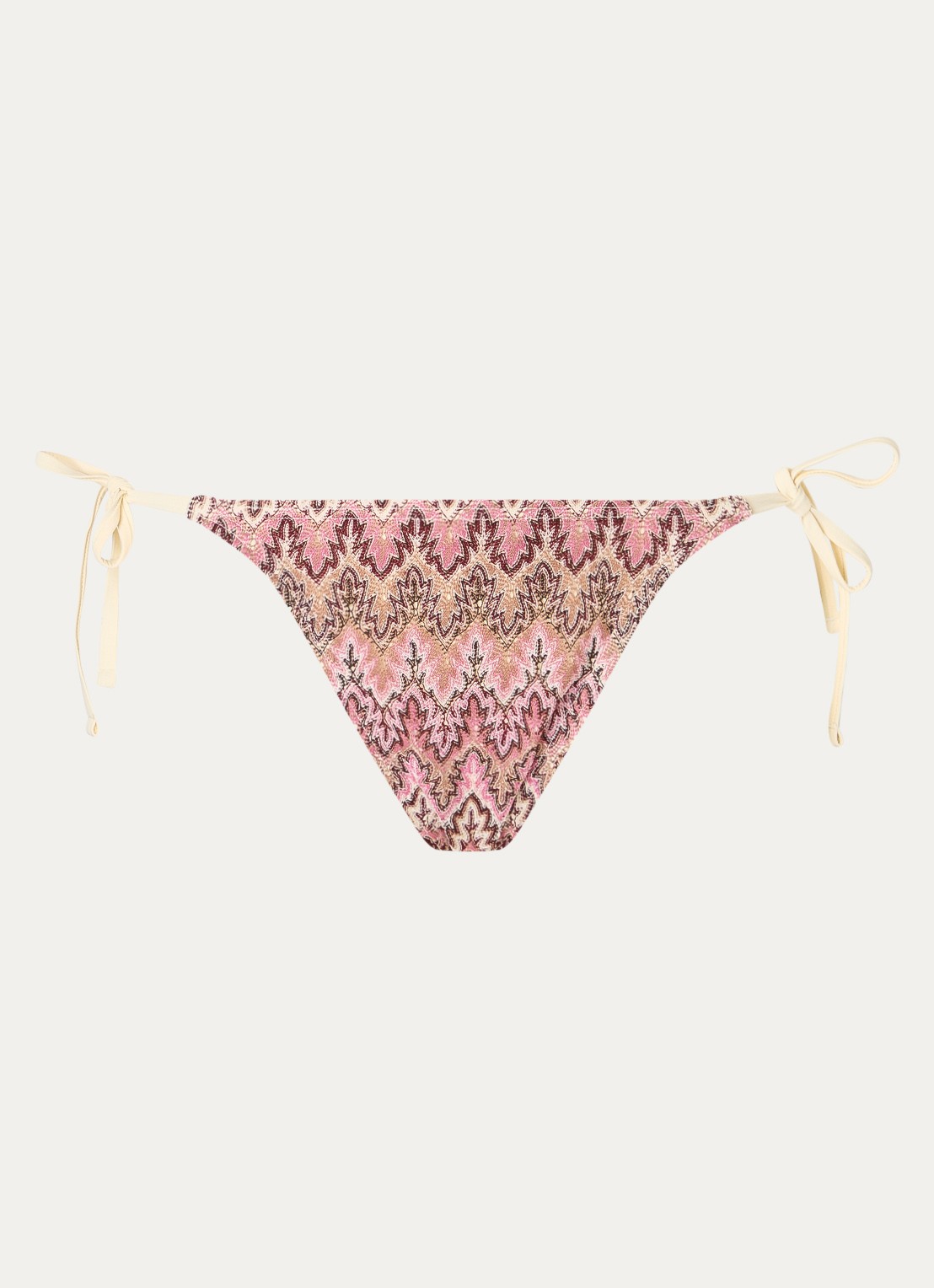 Becksöndergaard Amber Baila bikinislip met structuur - voorkant 3 donkerroze