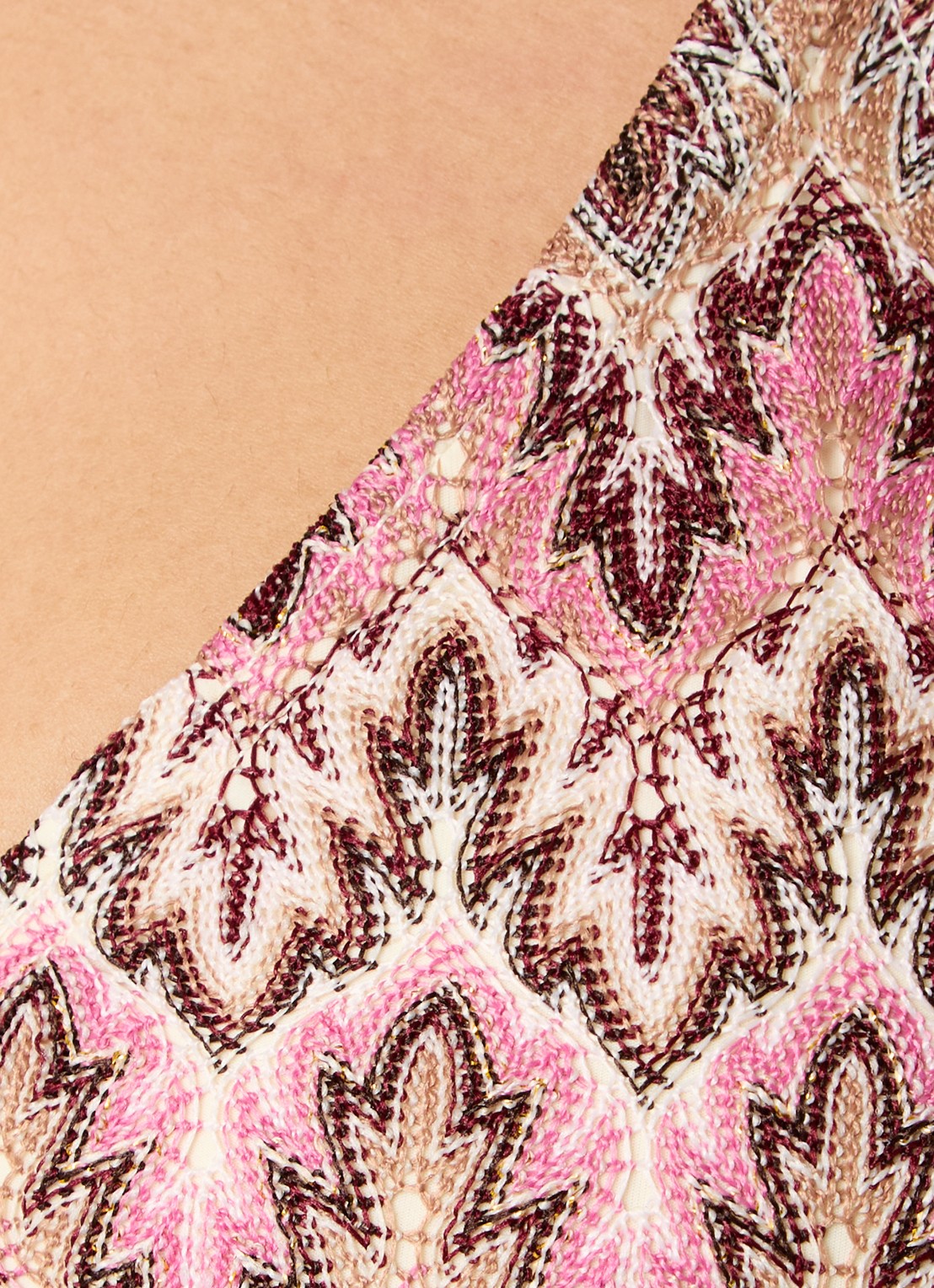 Becksöndergaard Amber Bel triangel bikinitop met uitneembare vulling - detail 2 bruin