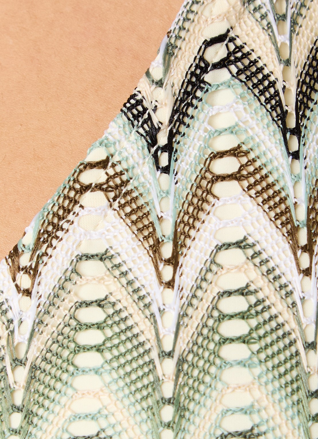Becksöndergaard Amber Bel triangel bikinitop met uitneembare vulling - detail 5 groen