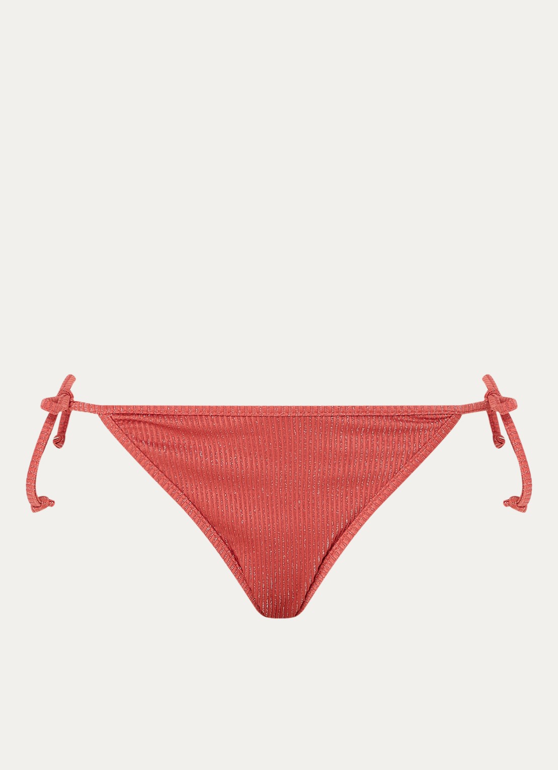 Becksöndergaard Baila bikinislip met lurex - voorkant rood