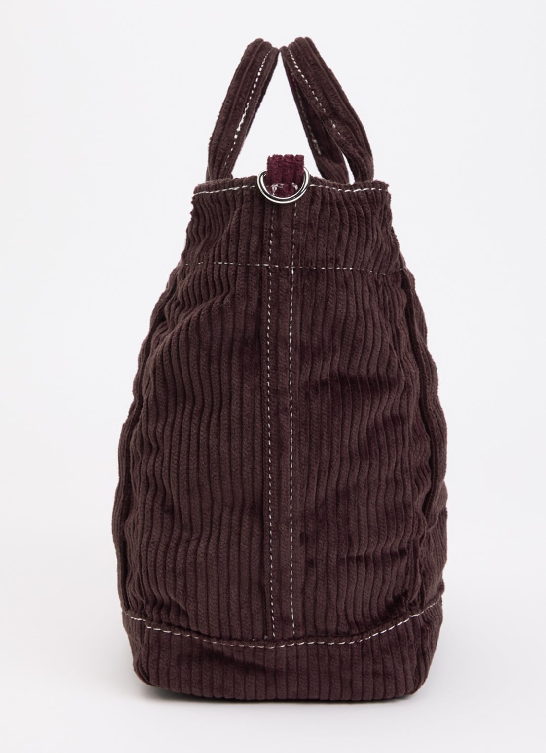 Becksöndergaard Corduroy Gene handtas met afneembare schouderriem - detail 3 aubergine