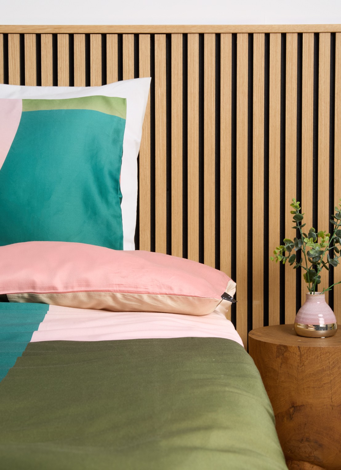 BeddingHouse Dutch Design Abby Road dekbedovertrek 140 x 200/220 cm - voorkant 2 groen