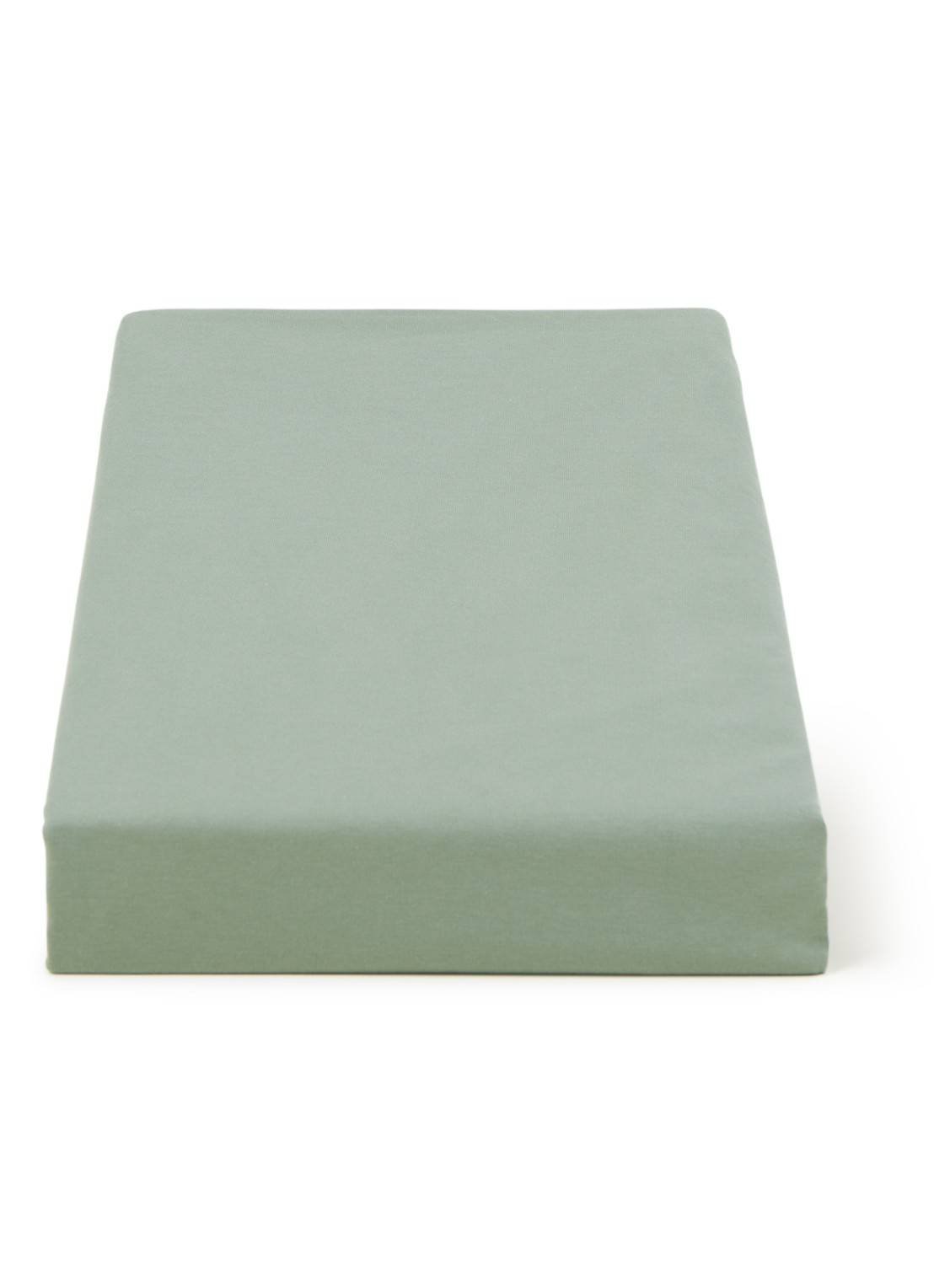 BeddingHouse Dutch Design Hoeslaken van  katoen, hoekhoogte 28 cm - voorkant groen
