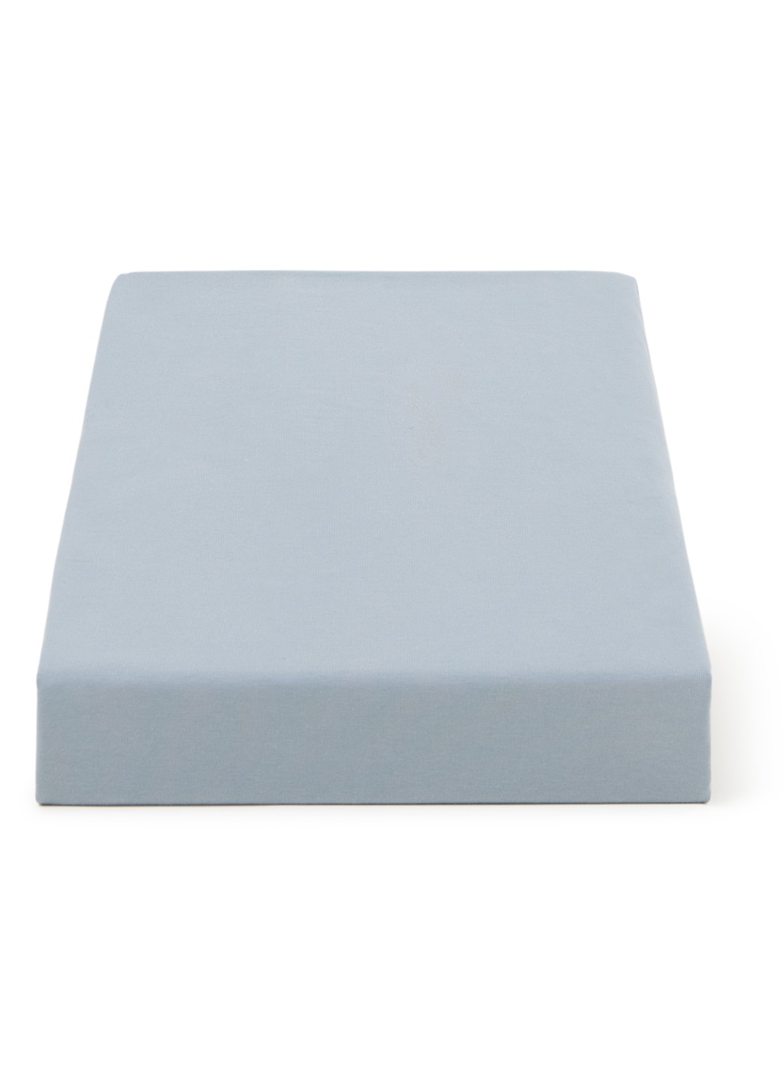 BeddingHouse Dutch Design Hoeslaken van  katoen, hoekhoogte 28 cm - voorkant blauwgrijs