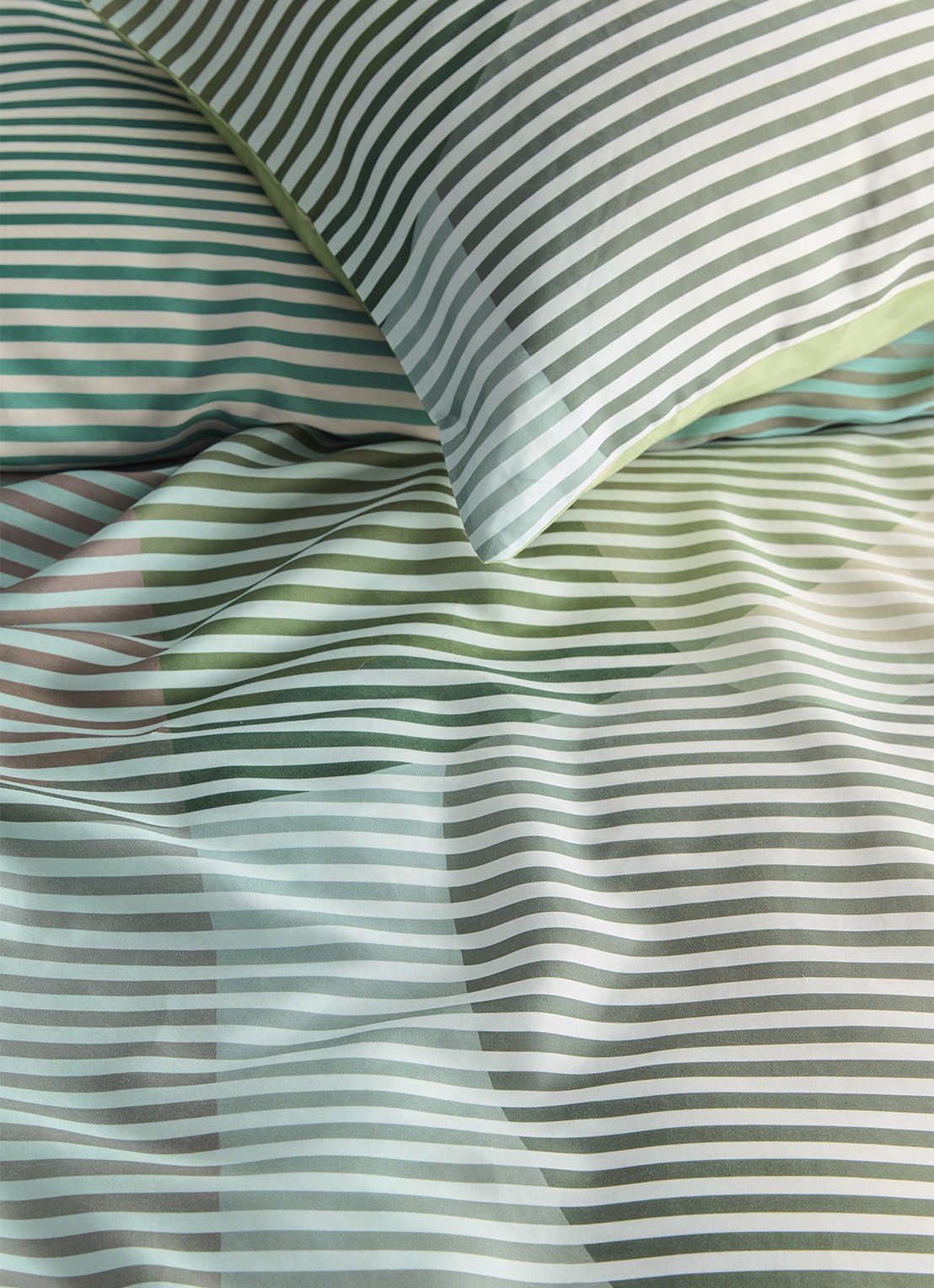 BeddingHouse Dutch Design Lombard dekbedovertrekset - inclusief kussenslopen - detail 4 groen