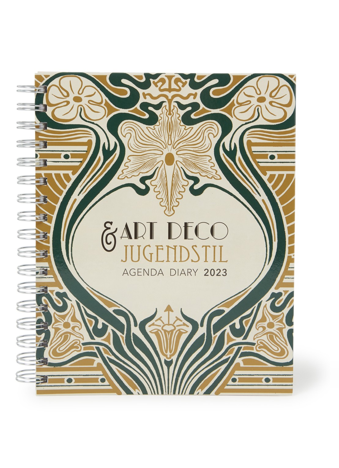 Bekking & Blitz Art Deco & Jugendstil agenda 2023 - voorkant witgoud