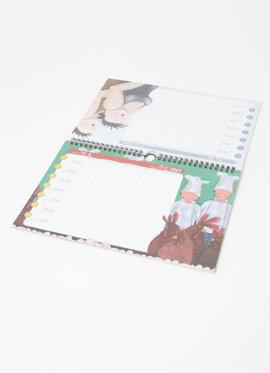 Bekking & Blitz Judith Stam Familiekalender 2023  - voorkant 2 multicolor