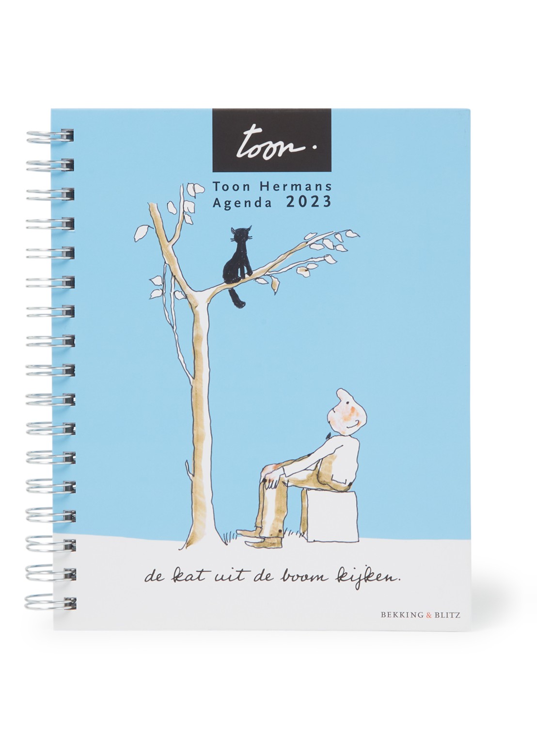 Bekking & Blitz Toon Hermans agenda 2023 - voorkant blauw