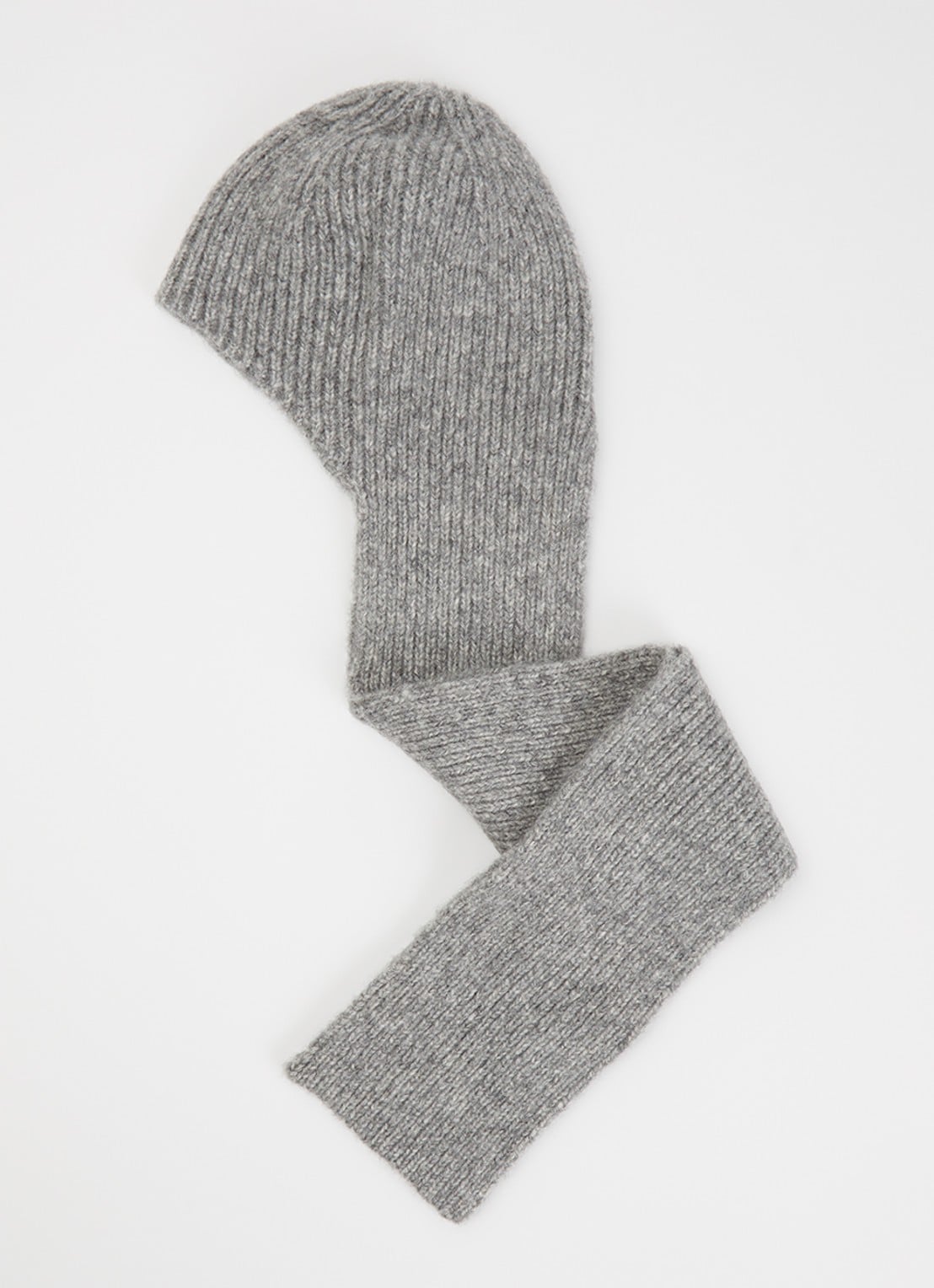 Bellerose Aosu sjaal met capuchon - voorkant 2 grijs