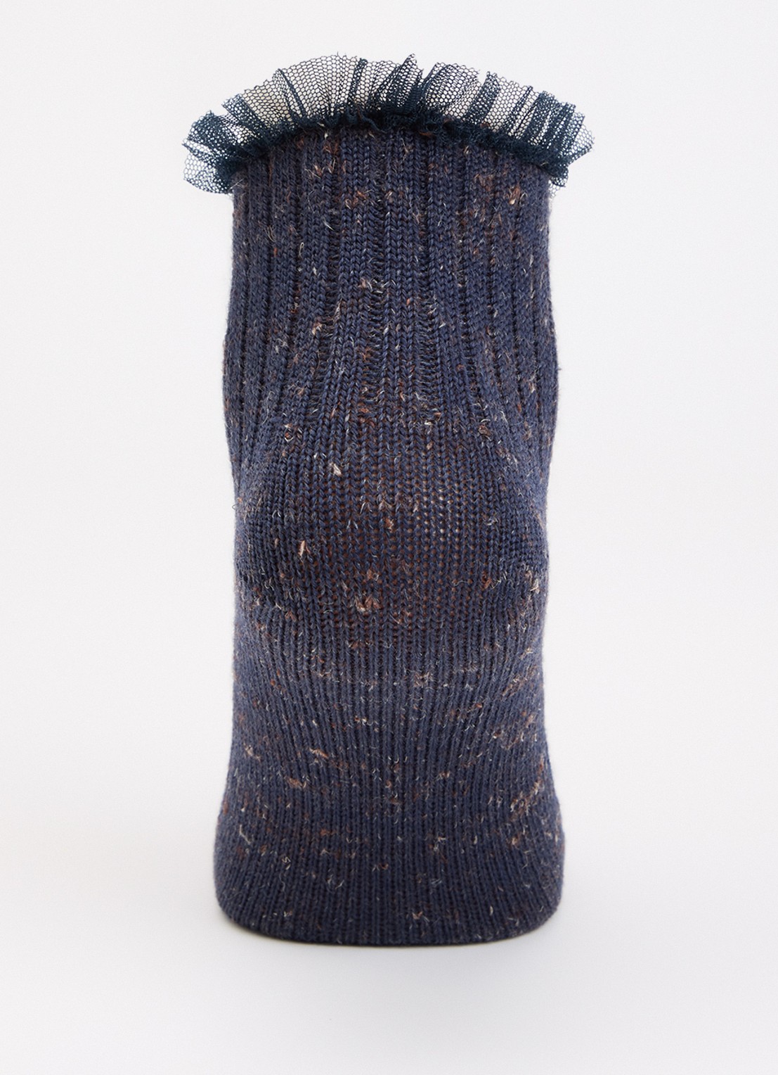 Bellerose Baso sokken in linnenblend - voorkant 2 donkerblauw