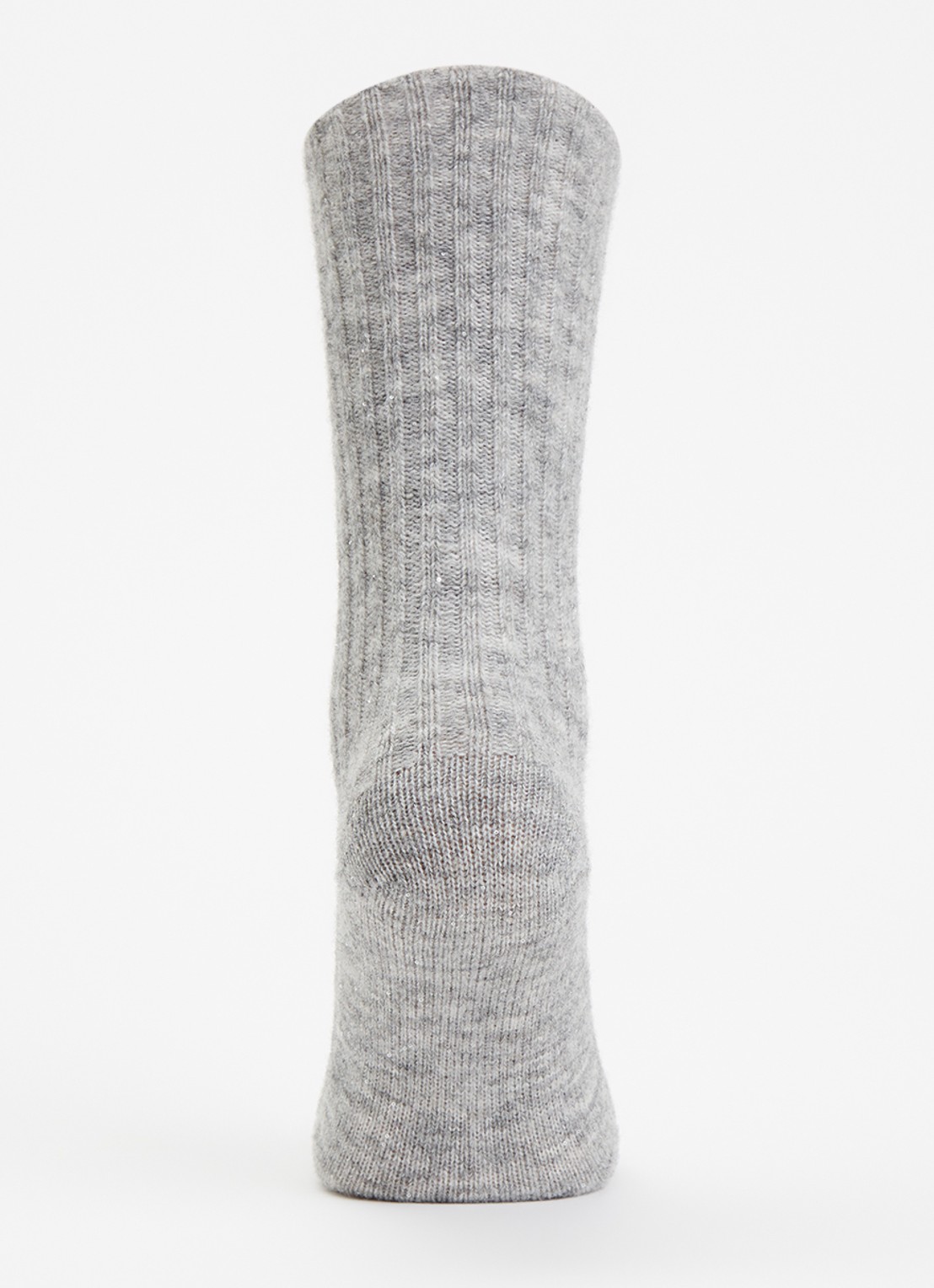 Bellerose Boti sokken in alpaca wolblend - voorkant 3 grijs