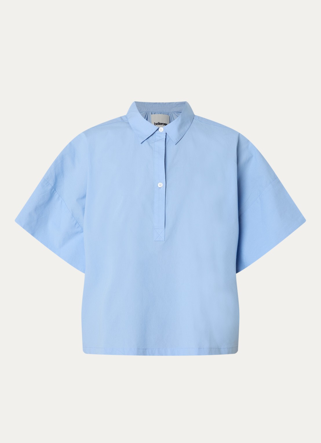 Bellerose Cair tuniek met vlindermouw - voorkant 2 blauwgrijs