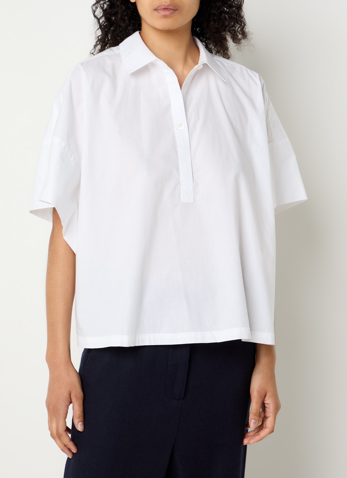 Bellerose Cairn oversized tuniek - detail 4 wit