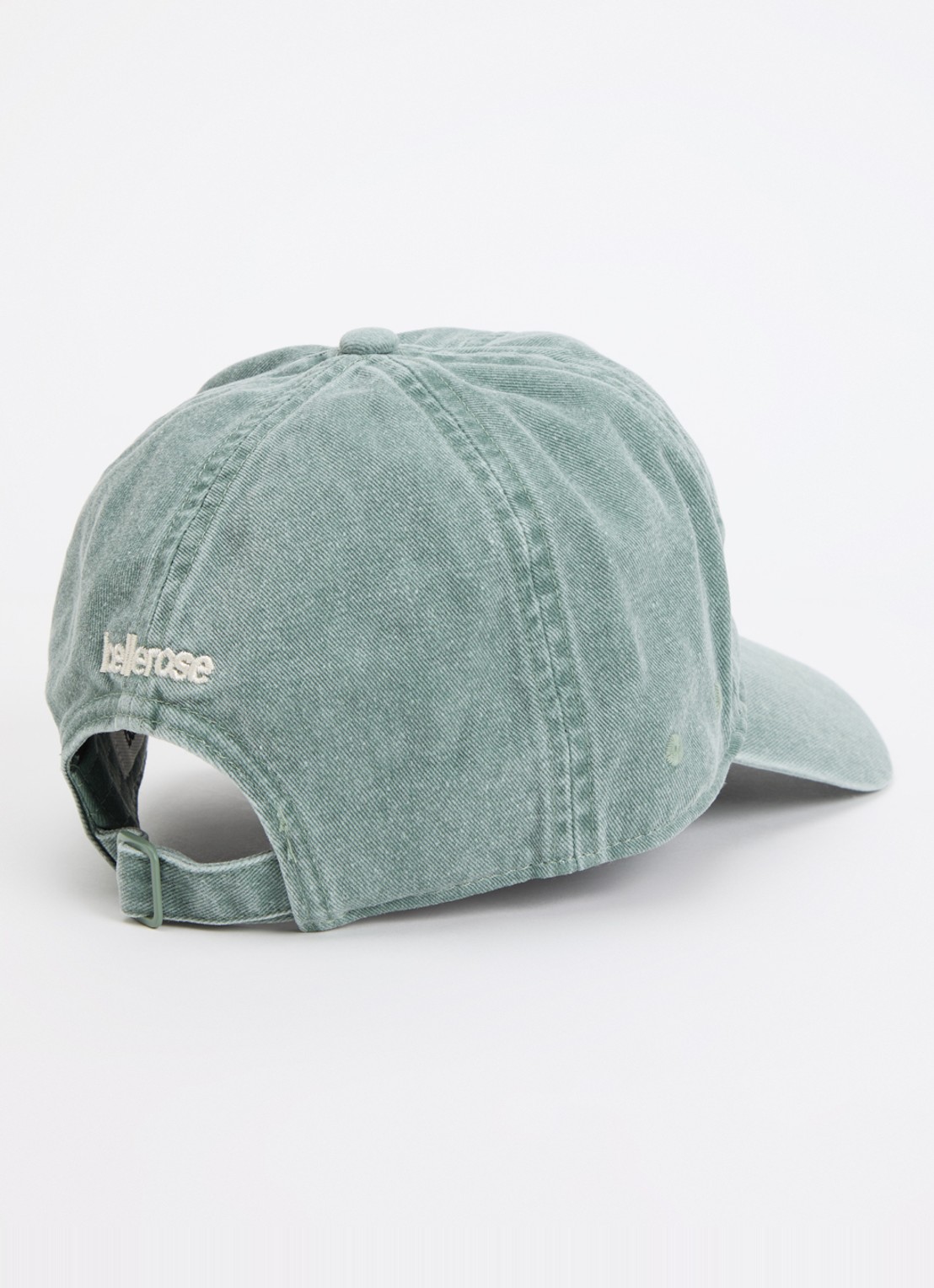 Bellerose Damon pet met logoborduring - detail 2 zeegroen