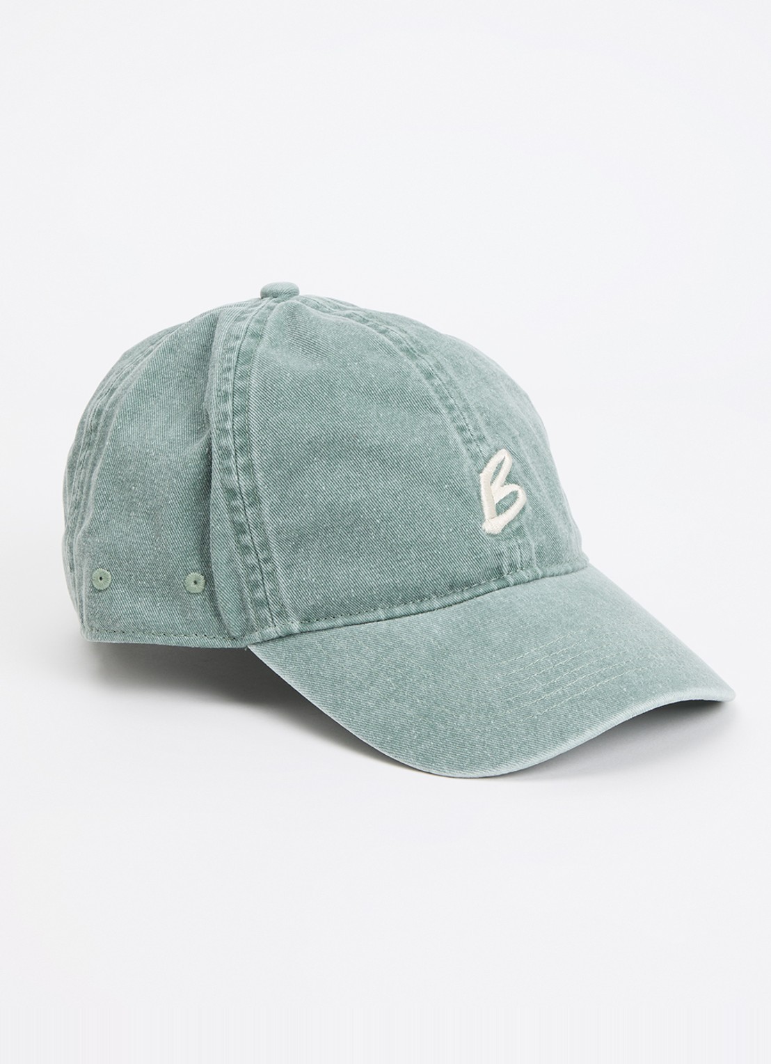 Bellerose Damon pet met logoborduring - voorkant zeegroen