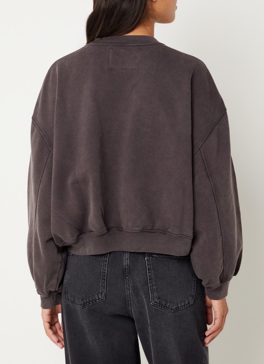 Bellerose Fancy sweater met ballonmouw - achterkant 2 taupe
