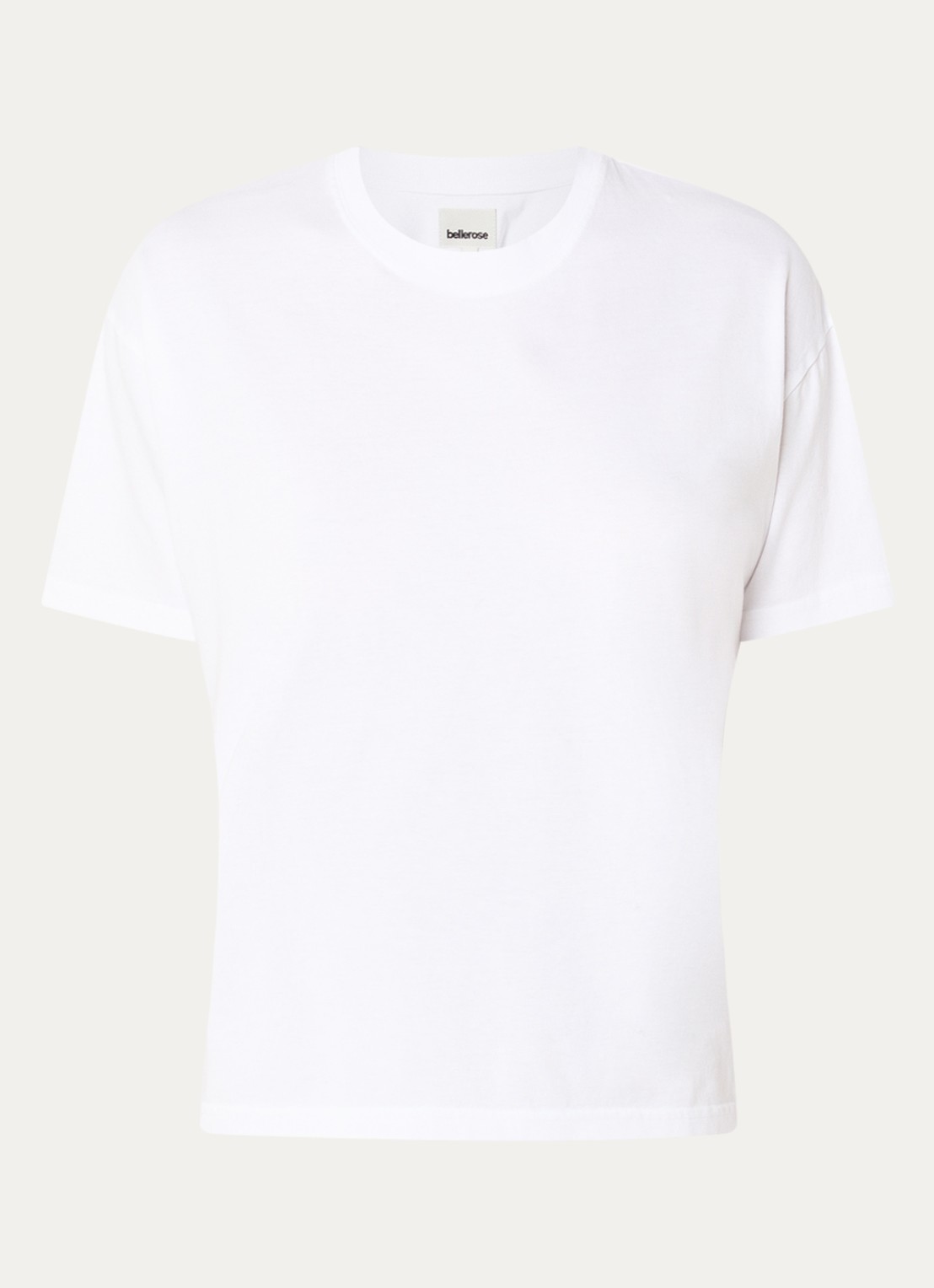 Bellerose Felio T-shirt met ronde hals - voorkant 2 wit