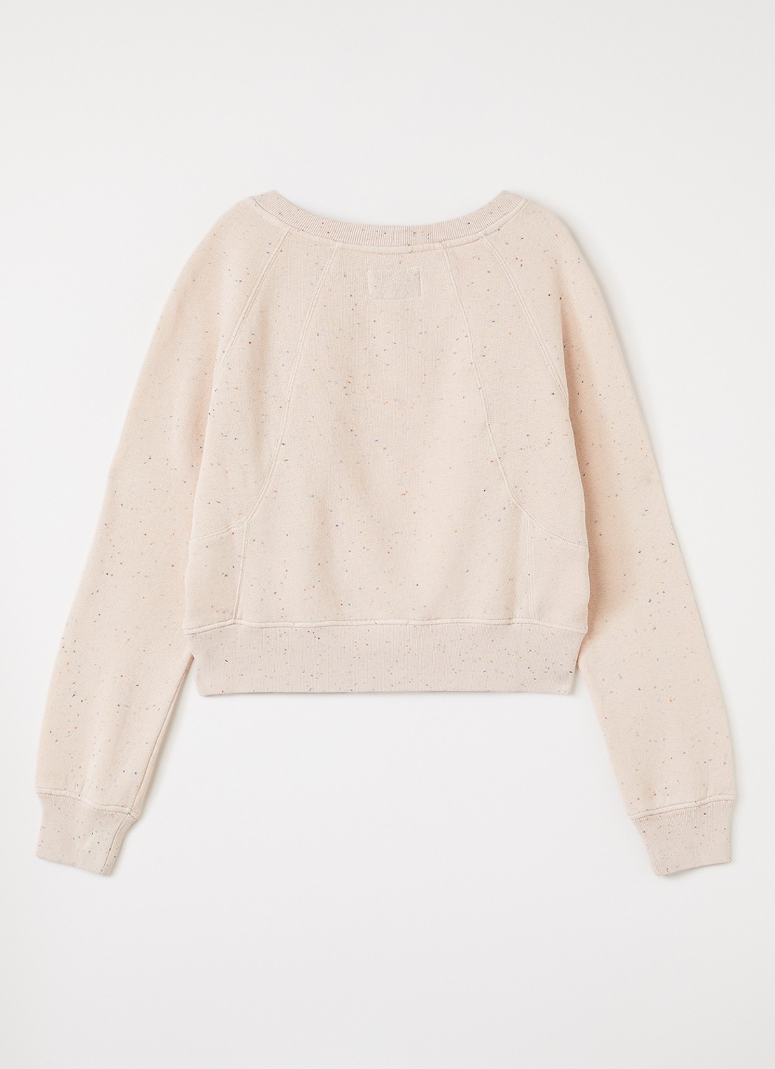 Bellerose Fengo sweater met gemêleerd dessin - voorkant 3 lichtroze