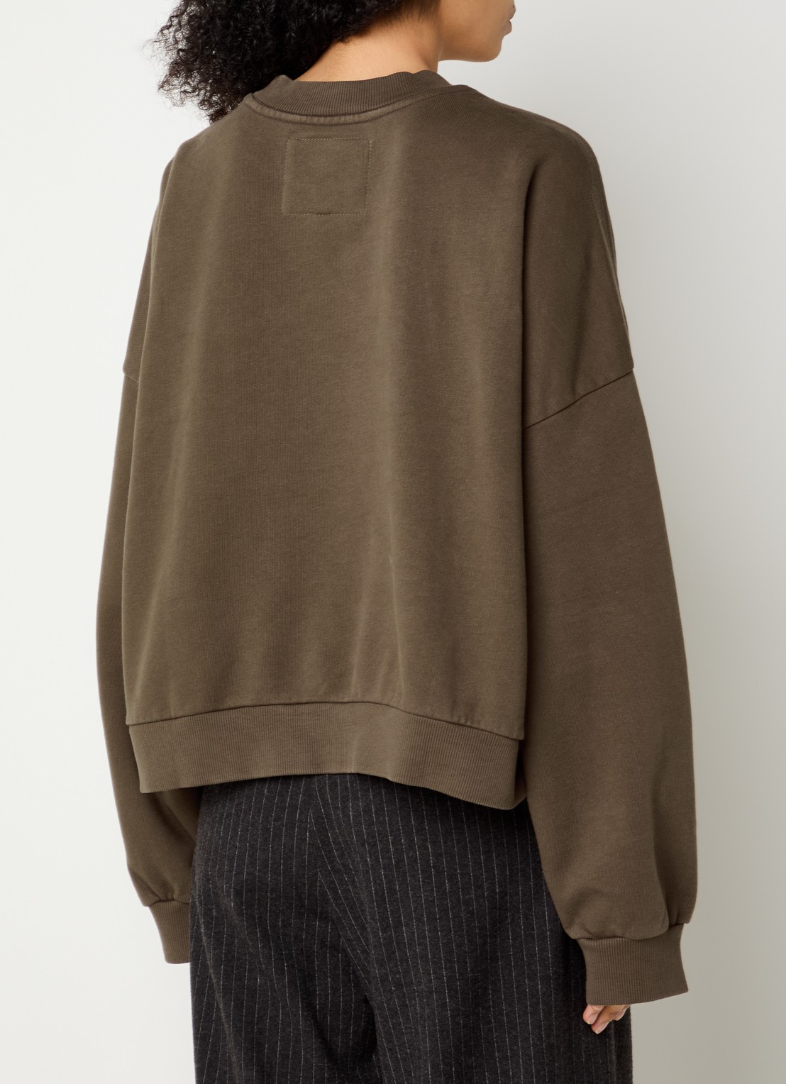 Bellerose Ferno sweater met ronde hals - achterkant bruin