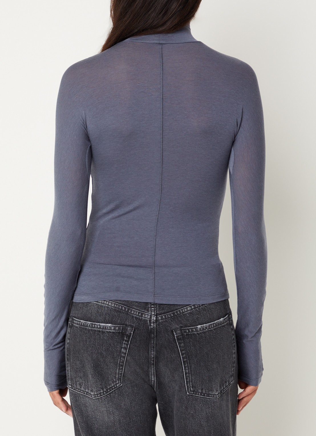 Bellerose Flawy trui met col - achterkant gebroken wit