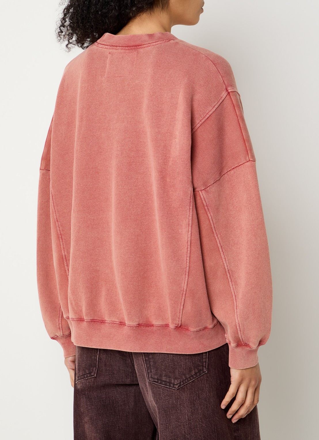 Bellerose Flipos sweater met ronde hals - achterkant 2 donkerblauw