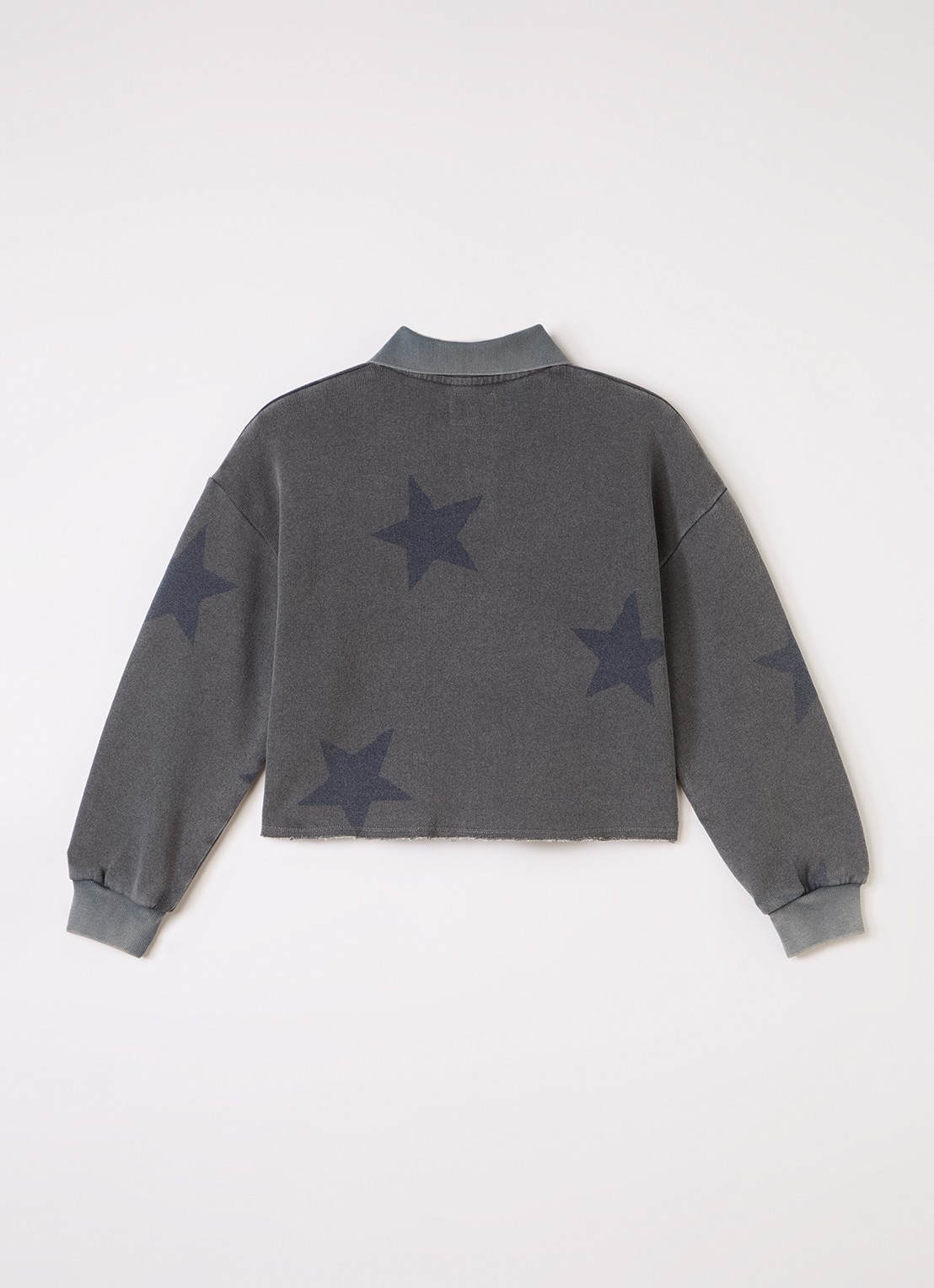 Bellerose Fruto fijngebreide polo - voorkant 3 donkergrijs