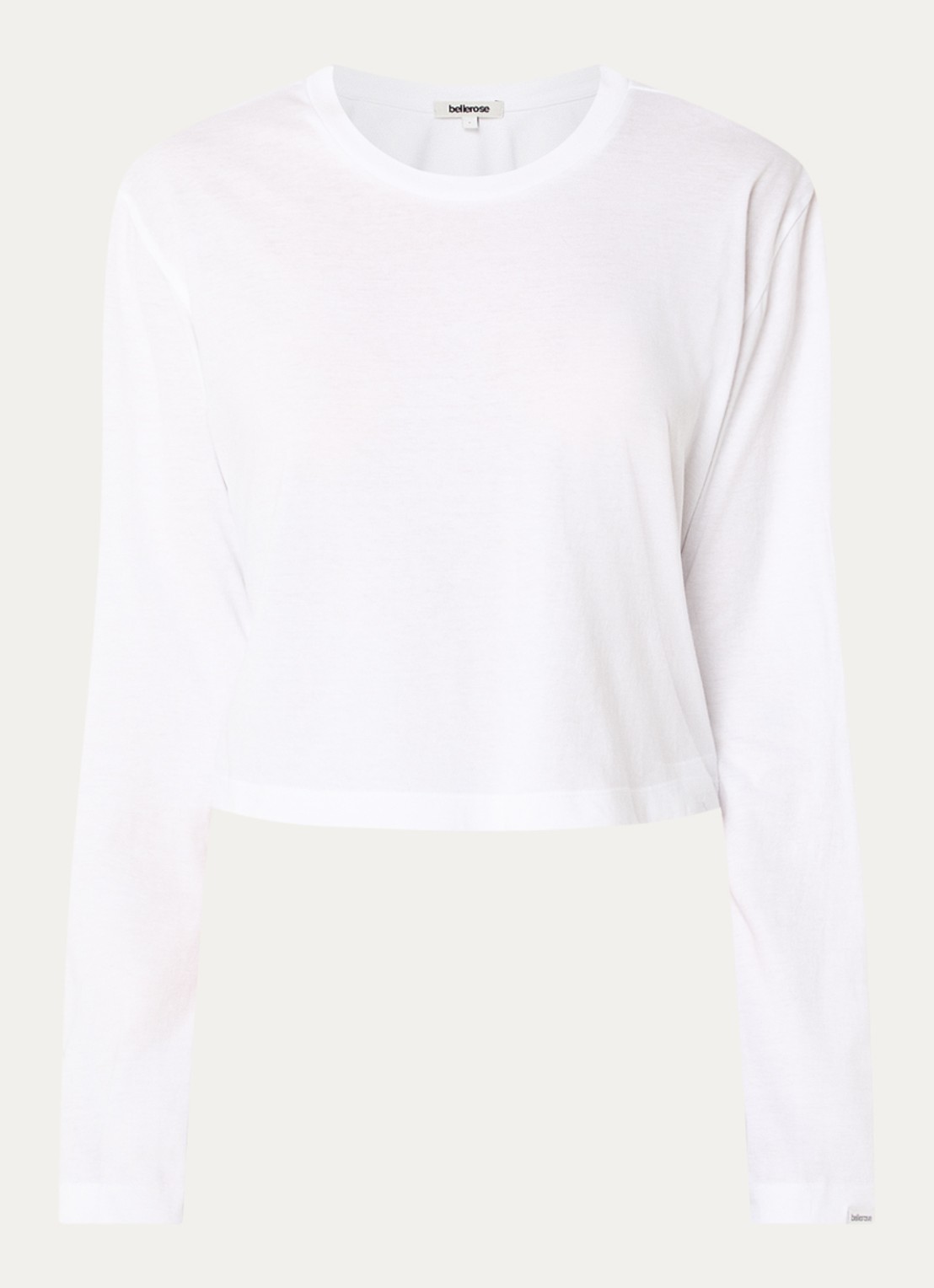 Bellerose Fuele long sleeve met ronde hals - voorkant 3 wit