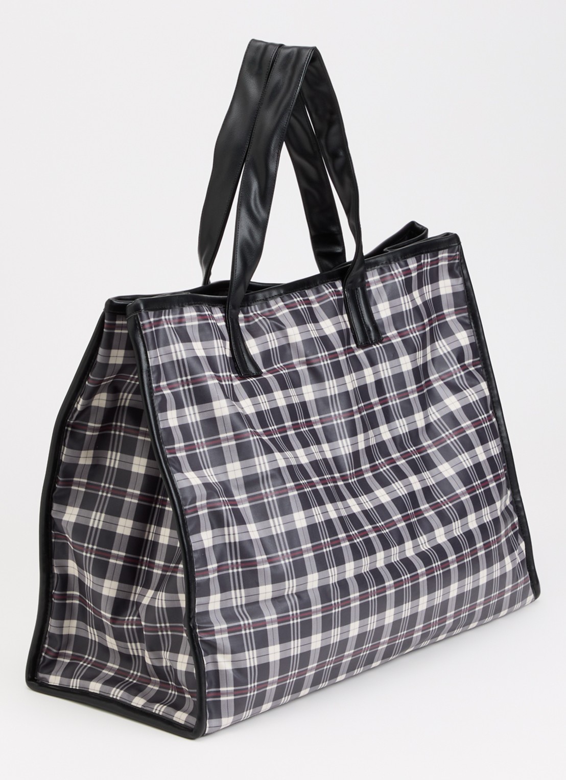 Bellerose Hecky shopper met print - achterkant donkerblauw