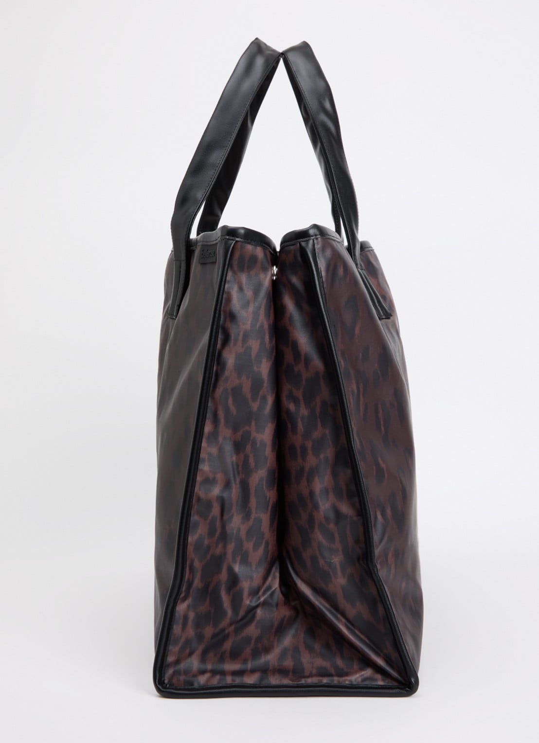 Bellerose Hecky shopper met print - detail 4 donkerbruin