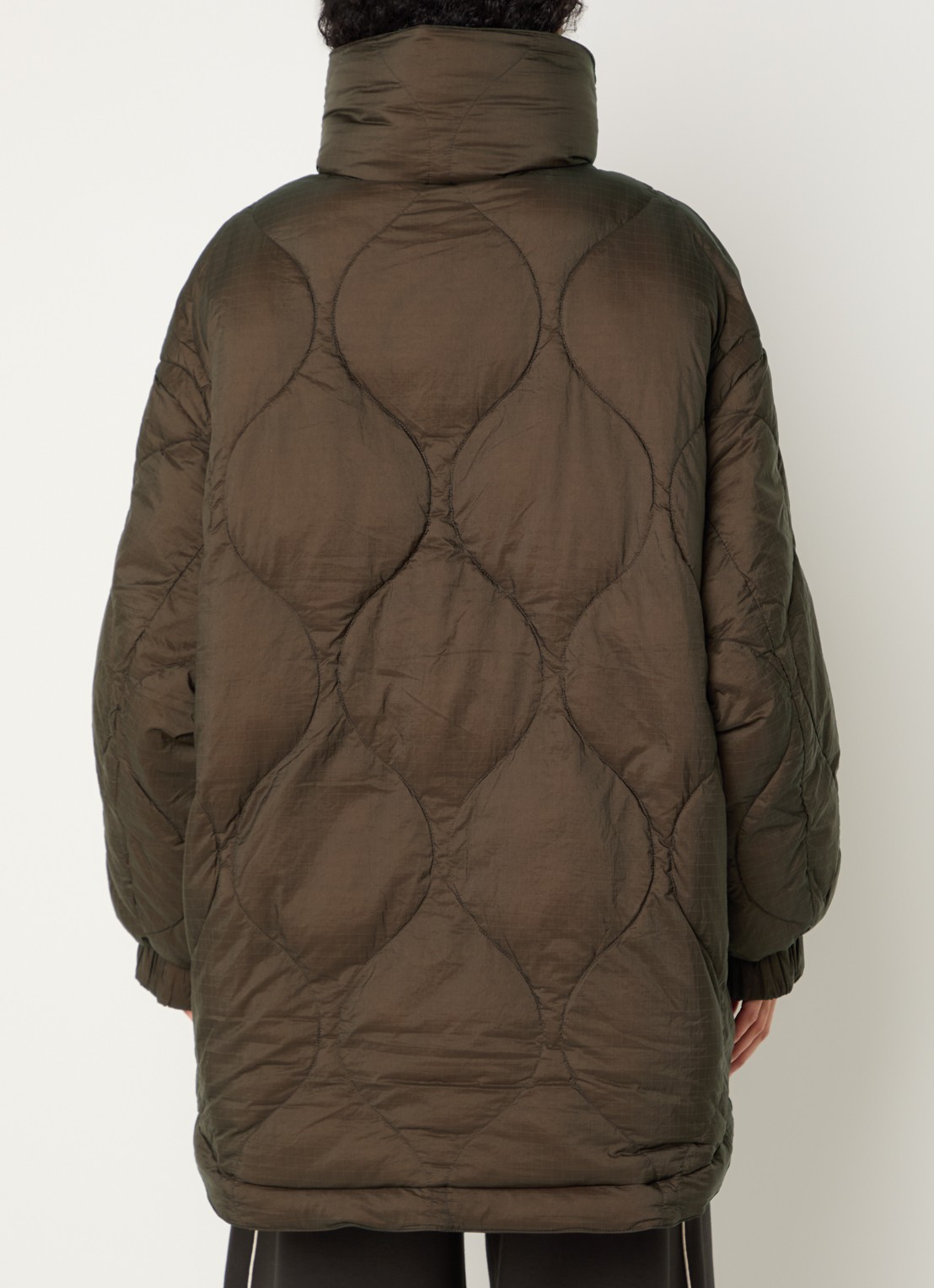 Bellerose Hedi reversible jack met opstaande kraag - achterkant donkerbruin