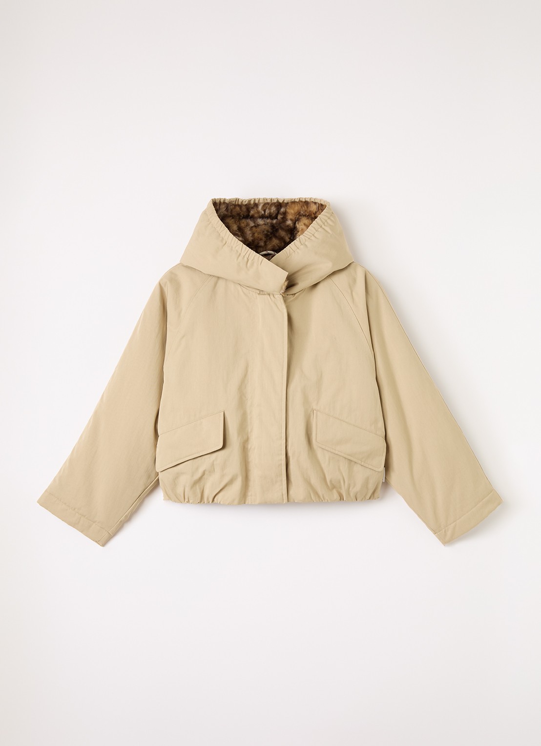 Bellerose Hermine jack met klepzakken - voorkant beige