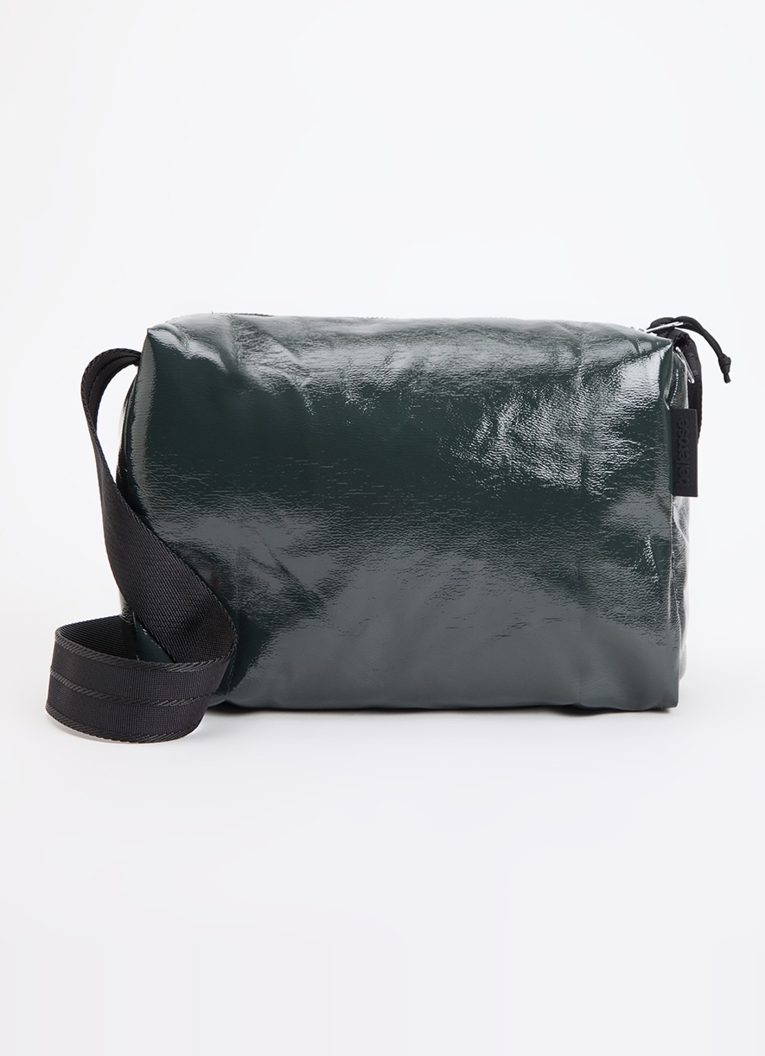 Bellerose Hobbes crossbodytas met verstelbare schouderriem - voorkant 5 antraciet
