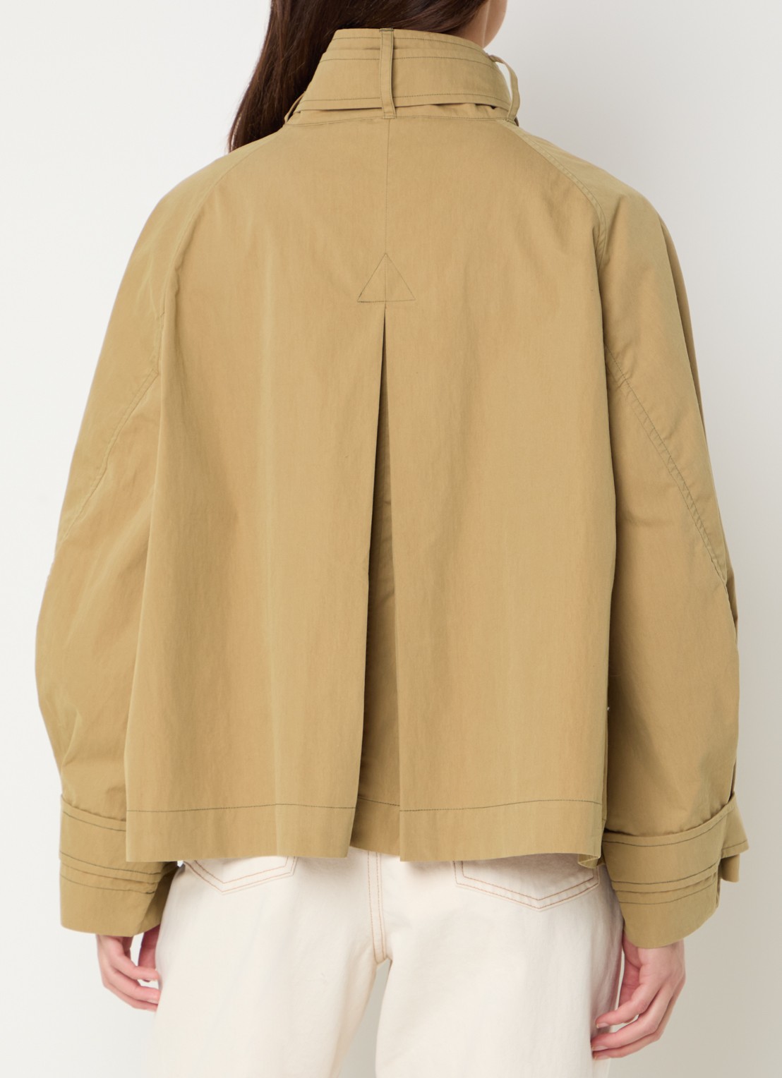 Bellerose Hubble trenchcoat met steekzakken - achterkant 2 camel
