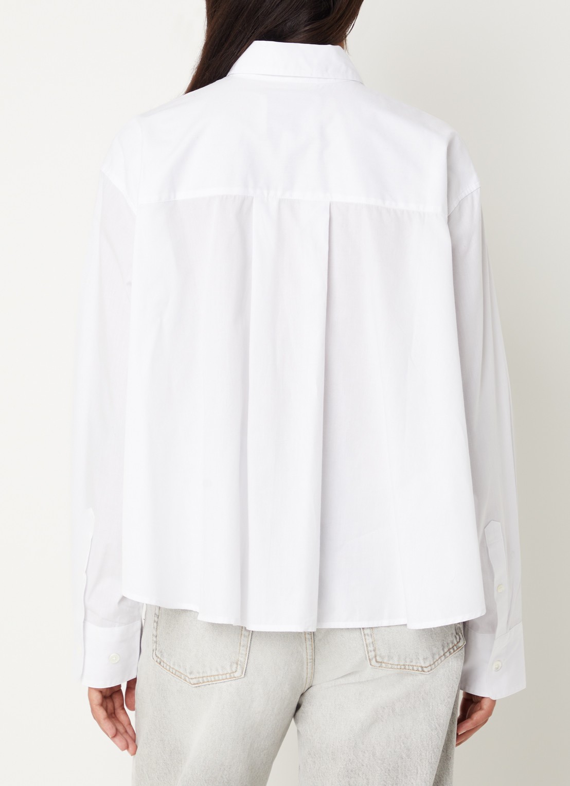 Bellerose Java blouse met logo - achterkant 3 wit