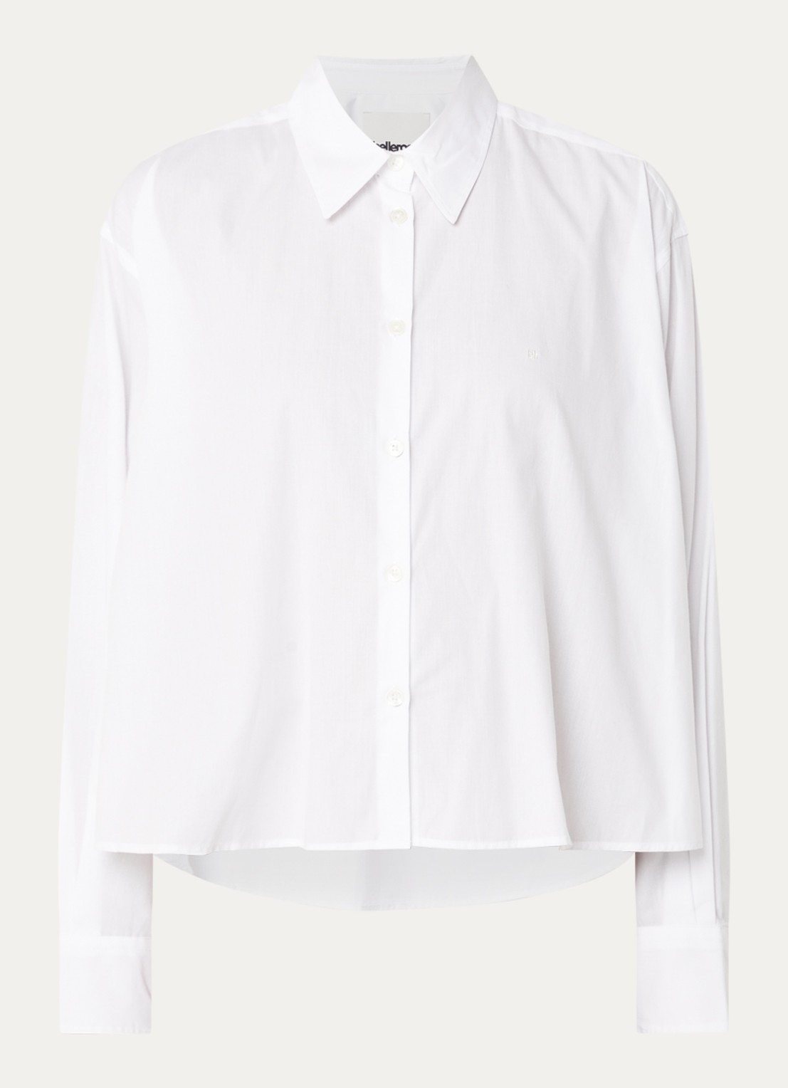 Bellerose Java blouse met logo - voorkant wit