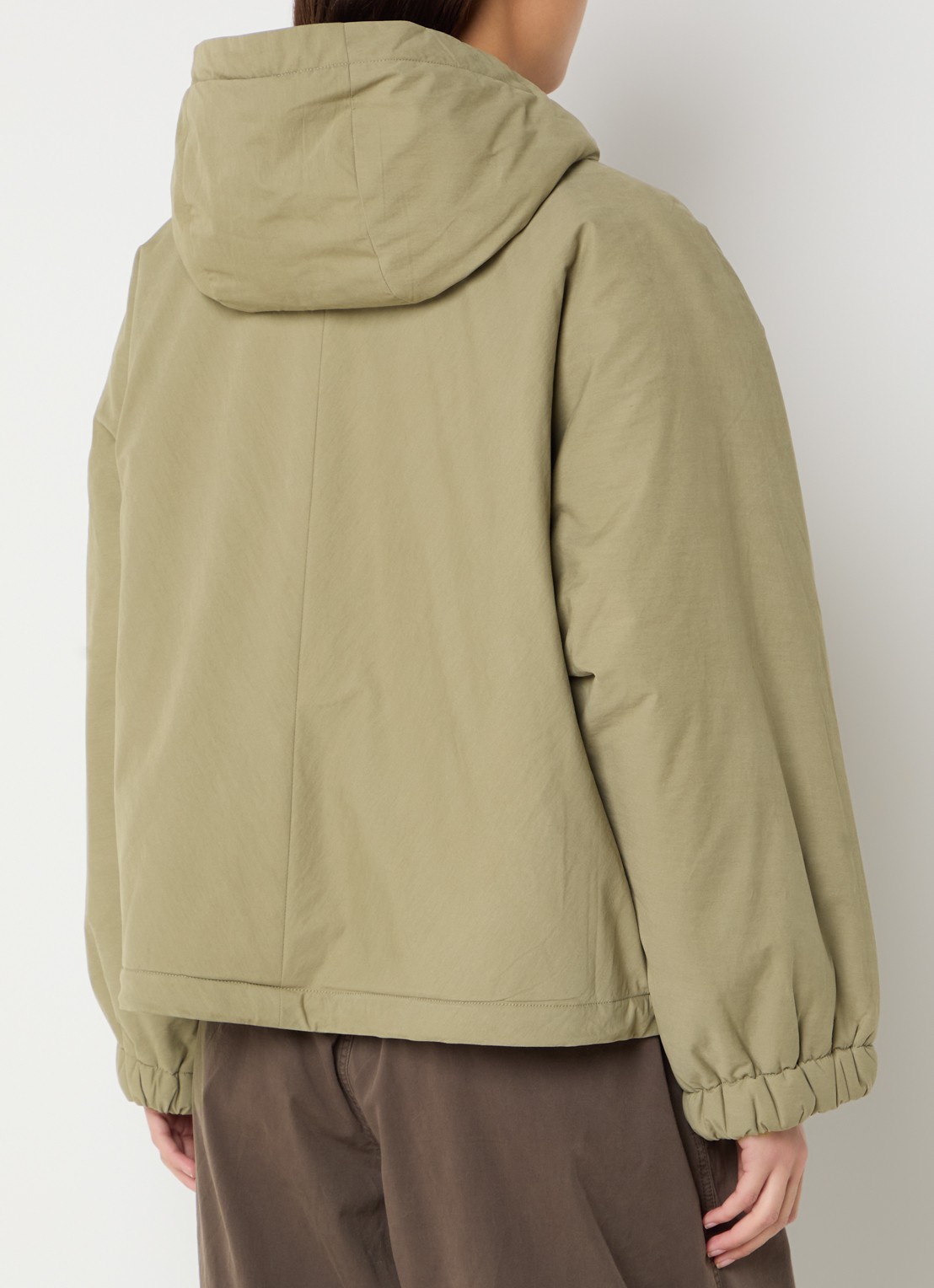 Bellerose Jenna parka met opgestikte zakken - achterkant 4 mosgroen