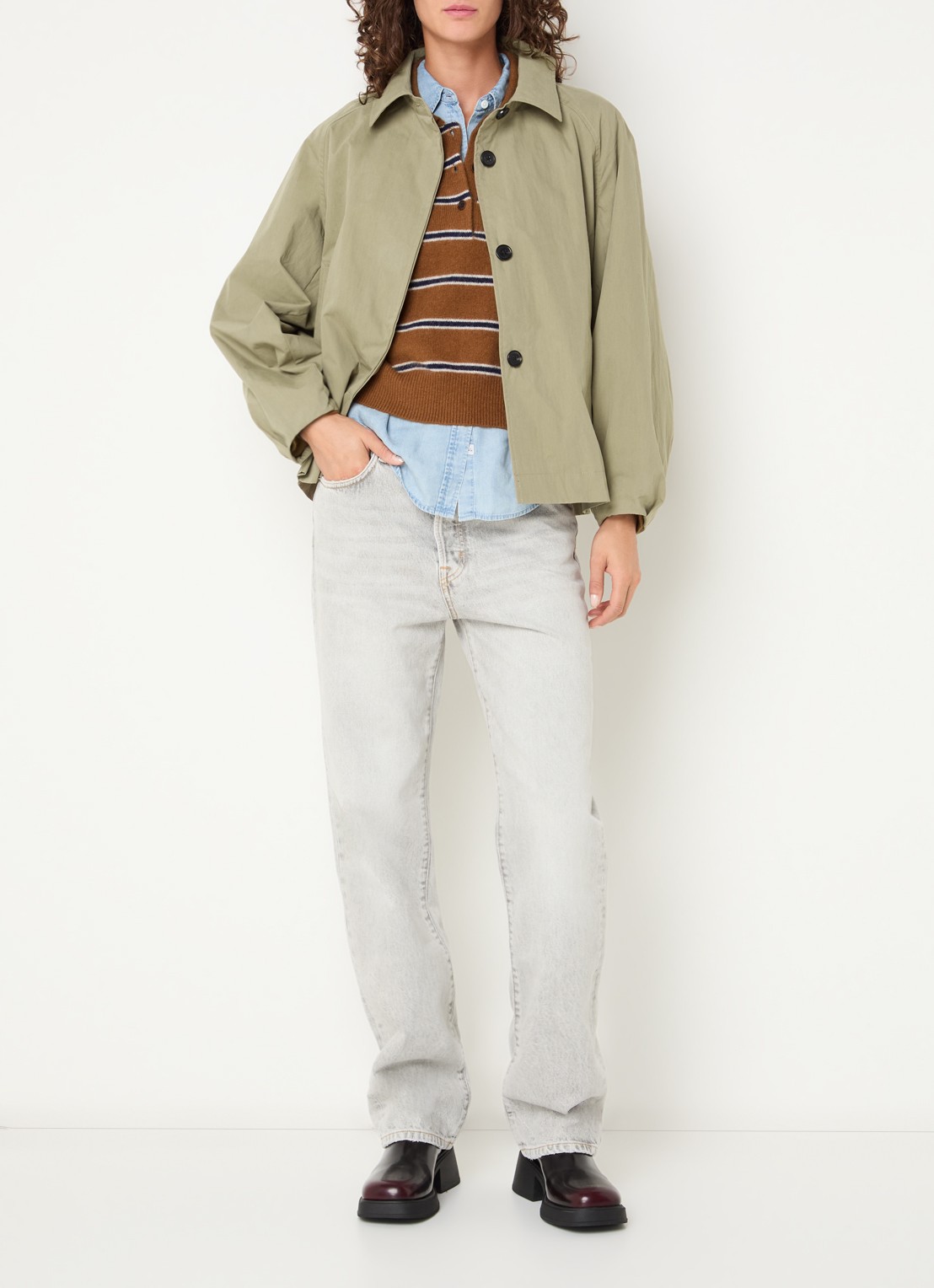 Bellerose Jodie jack met steekzakken  - voorkant 4 zwart