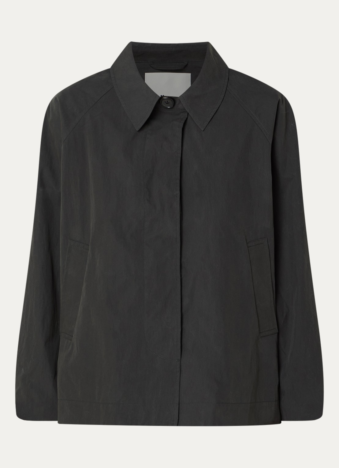 Bellerose Jodie trenchcoat met steekzakken  - voorkant donkerblauw