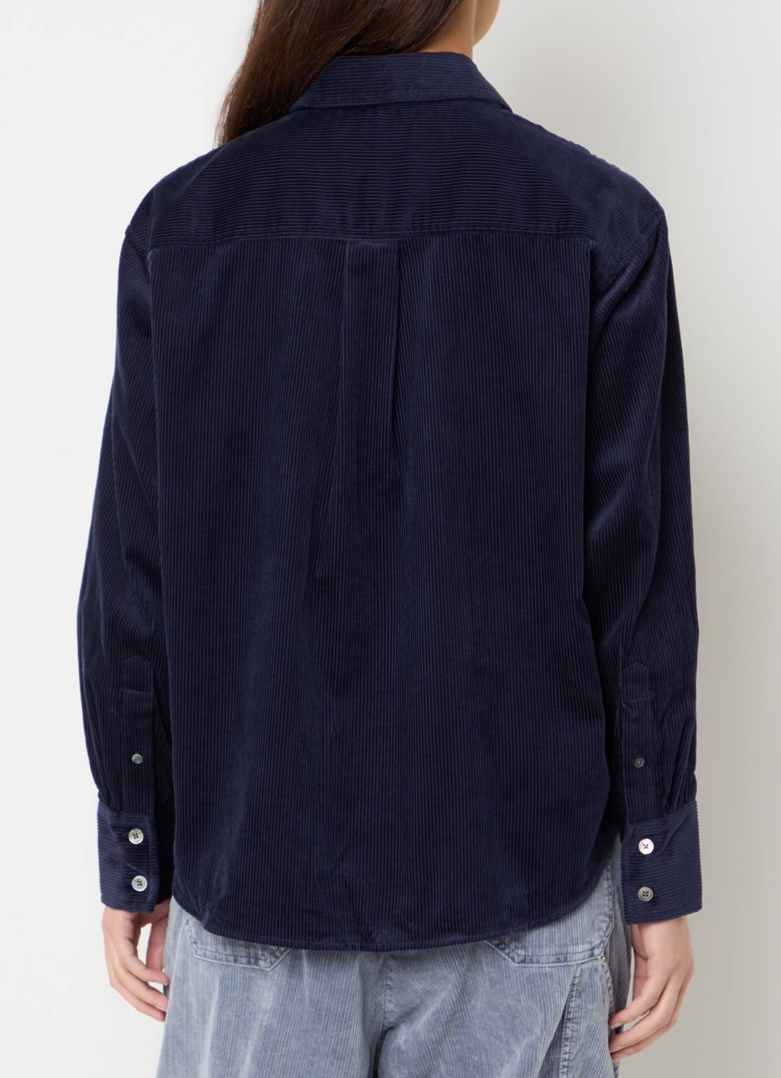 Bellerose Jullia blouse met structuur - achterkant 2 wit