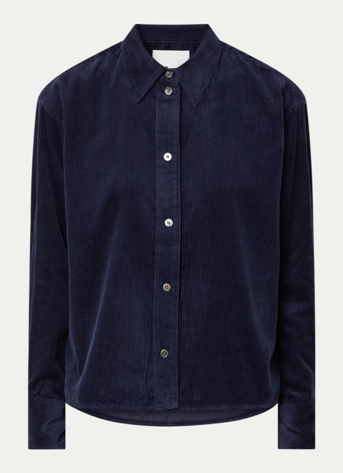 Bellerose Jullia blouse met structuur - voorkant 3 wit