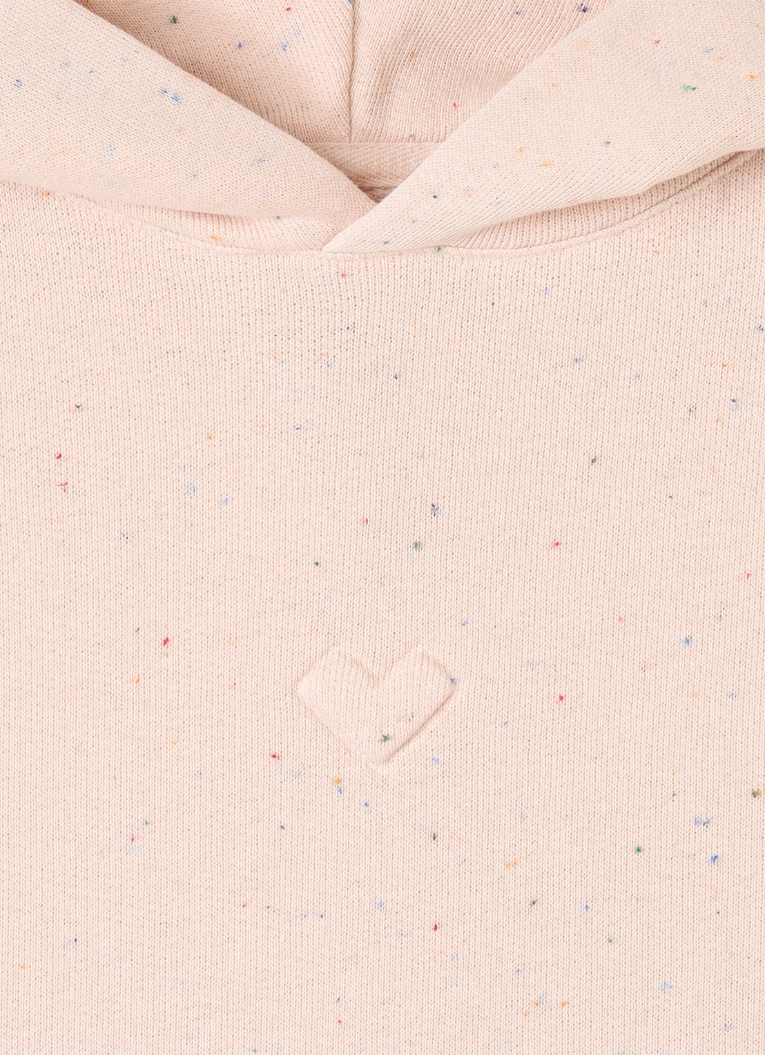 Bellerose Marta hoodie met gemêleerd dessin - detail 3 roze
