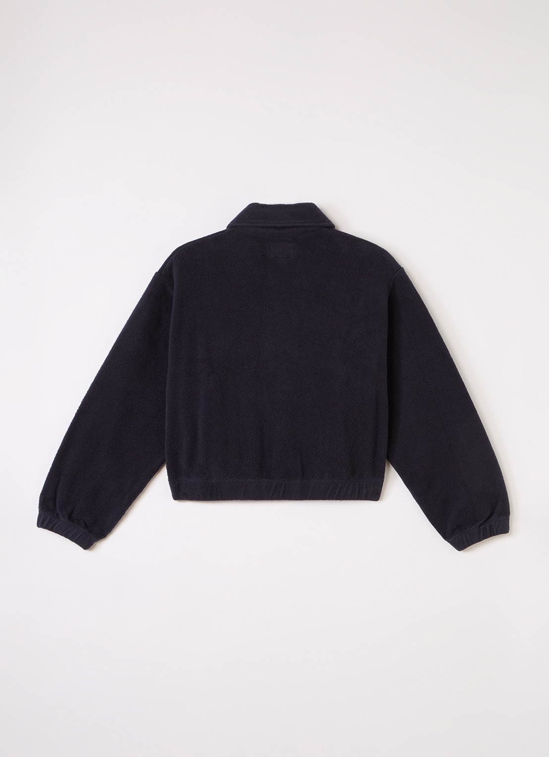 Bellerose Mazzy sweater met halve rits - voorkant 3 zwart