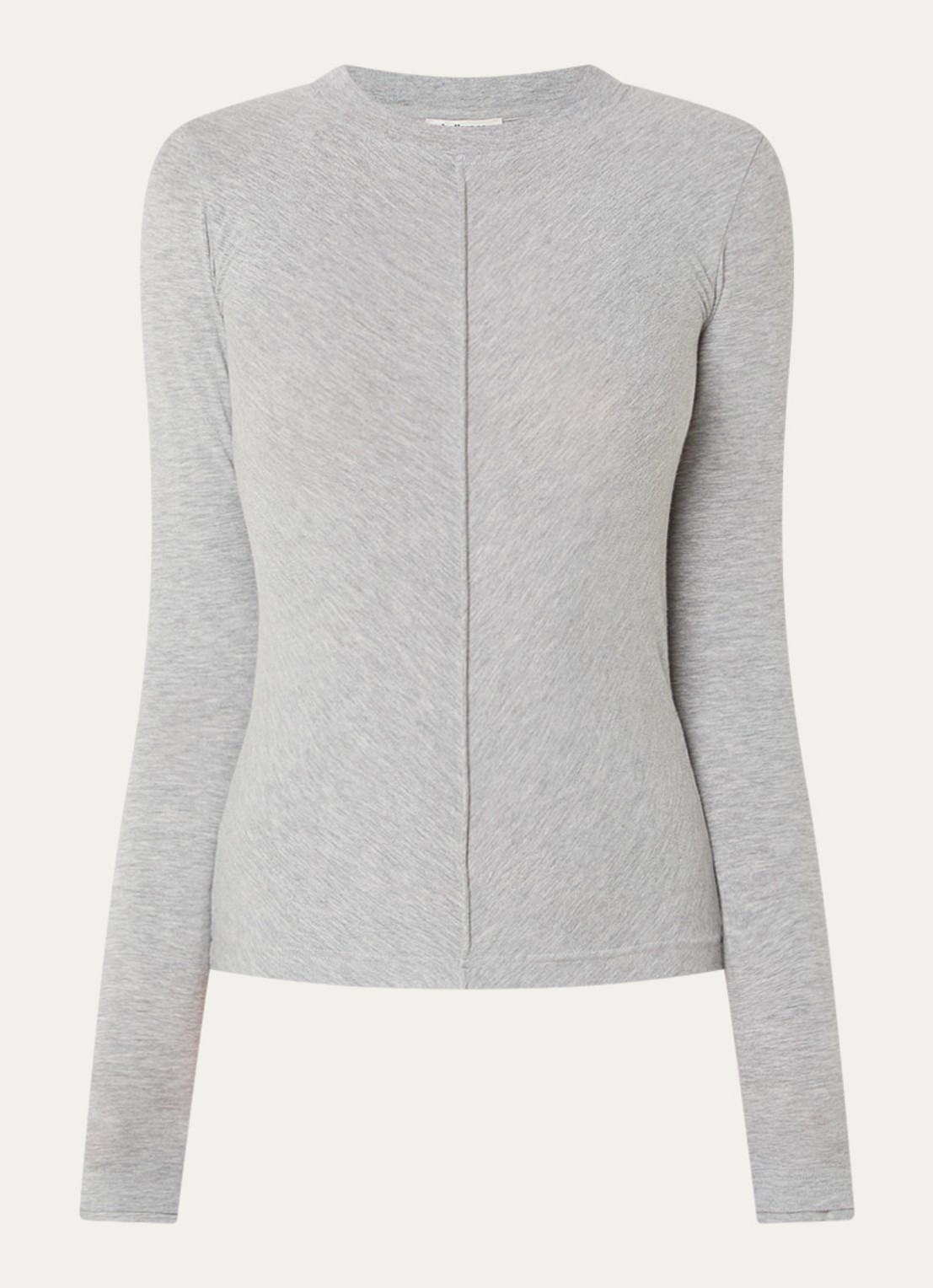 Bellerose Mendy long sleeve met boothals - voorkant 3 grijsmele