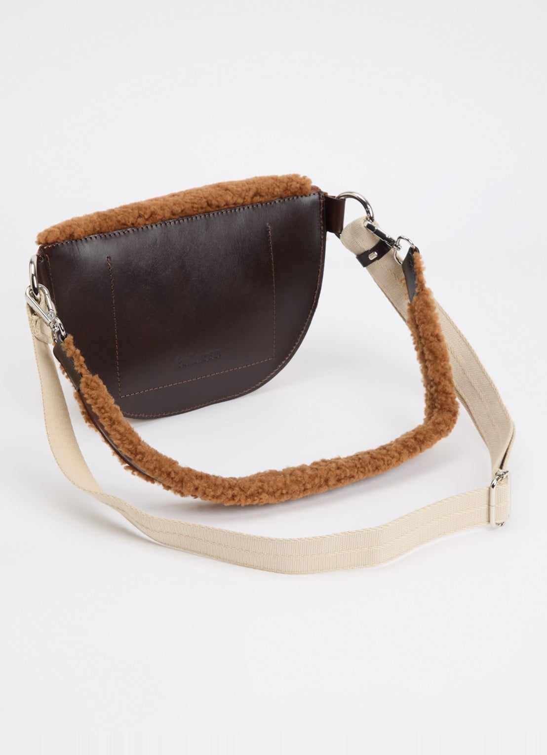 Bellerose Rosie crossbodytas met afneembare schouderriem - achterkant 4 camel