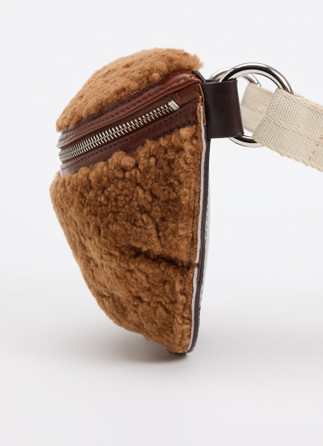 Bellerose Rosie crossbodytas met afneembare schouderriem - detail 2 camel
