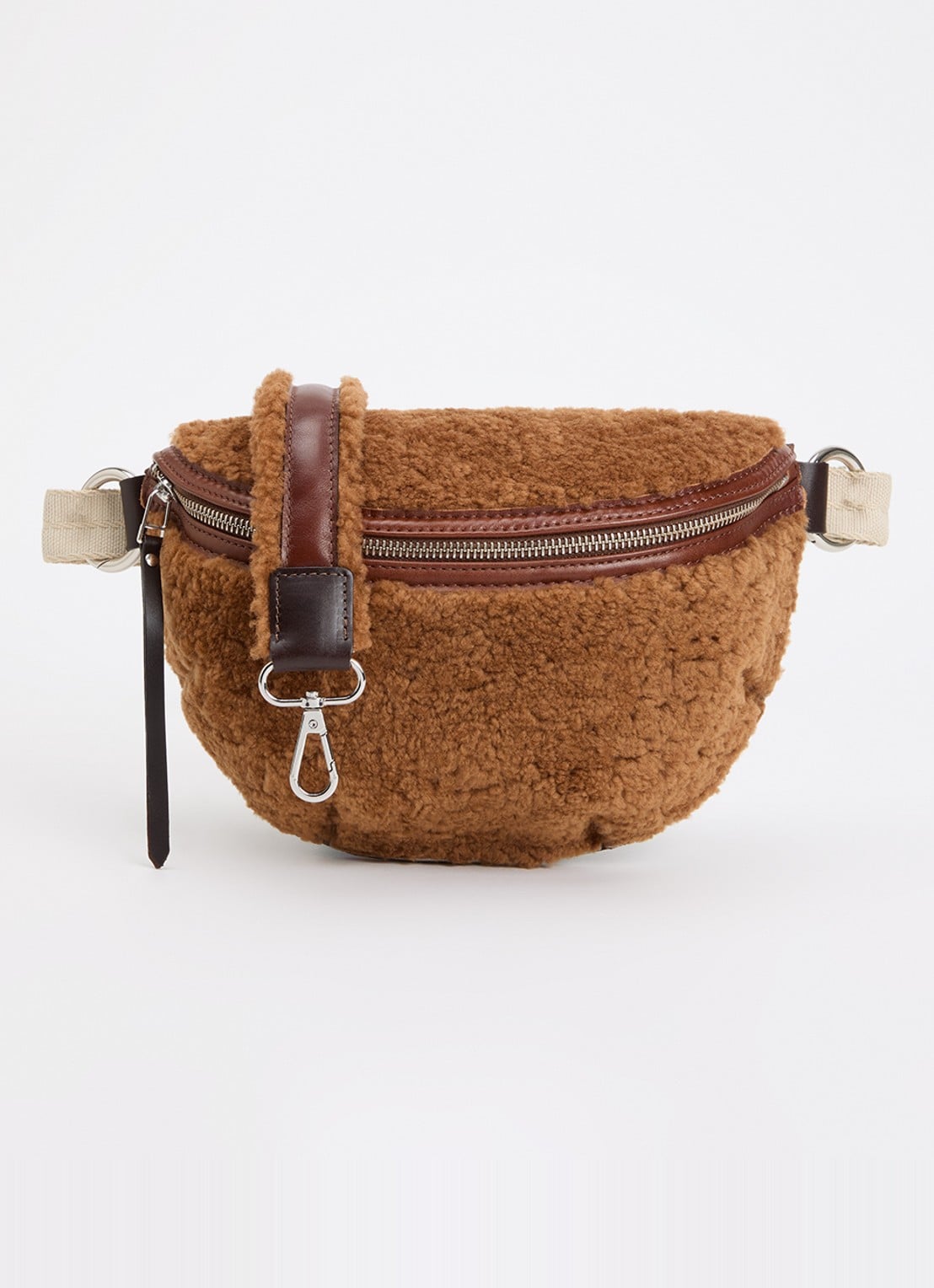 Bellerose Rosie crossbodytas met afneembare schouderriem - voorkant 5 camel
