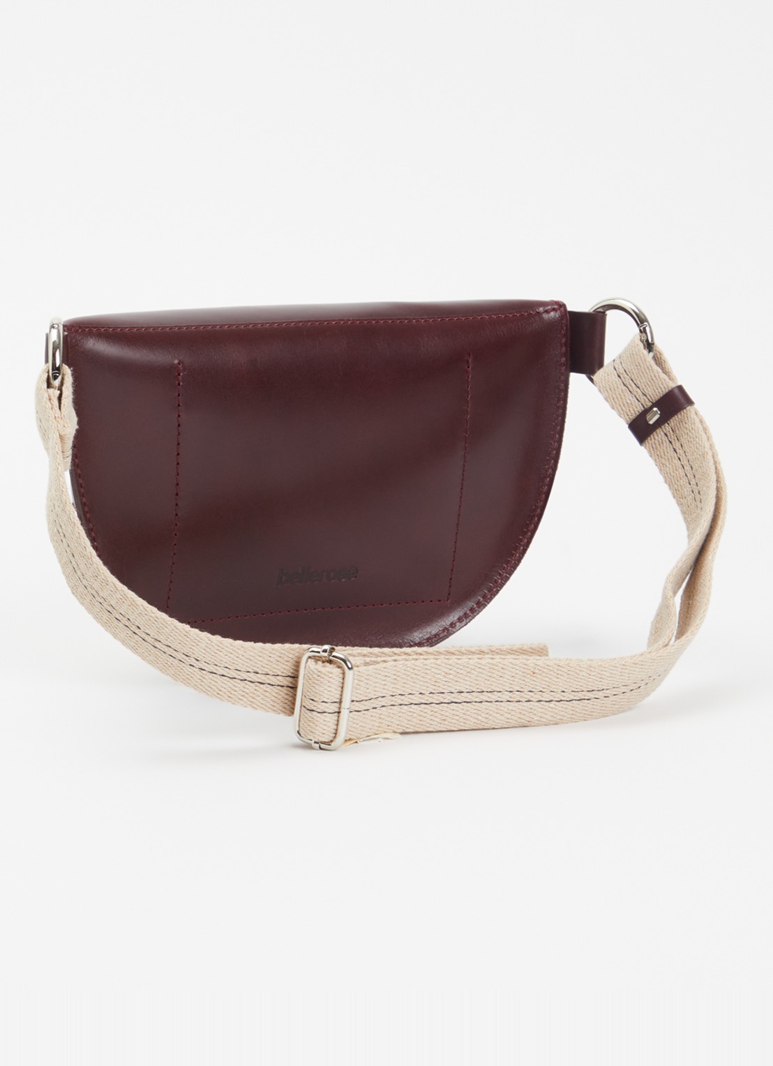 Bellerose Rosie heuptas van kalfsleer - achterkant 5 bordeauxrood