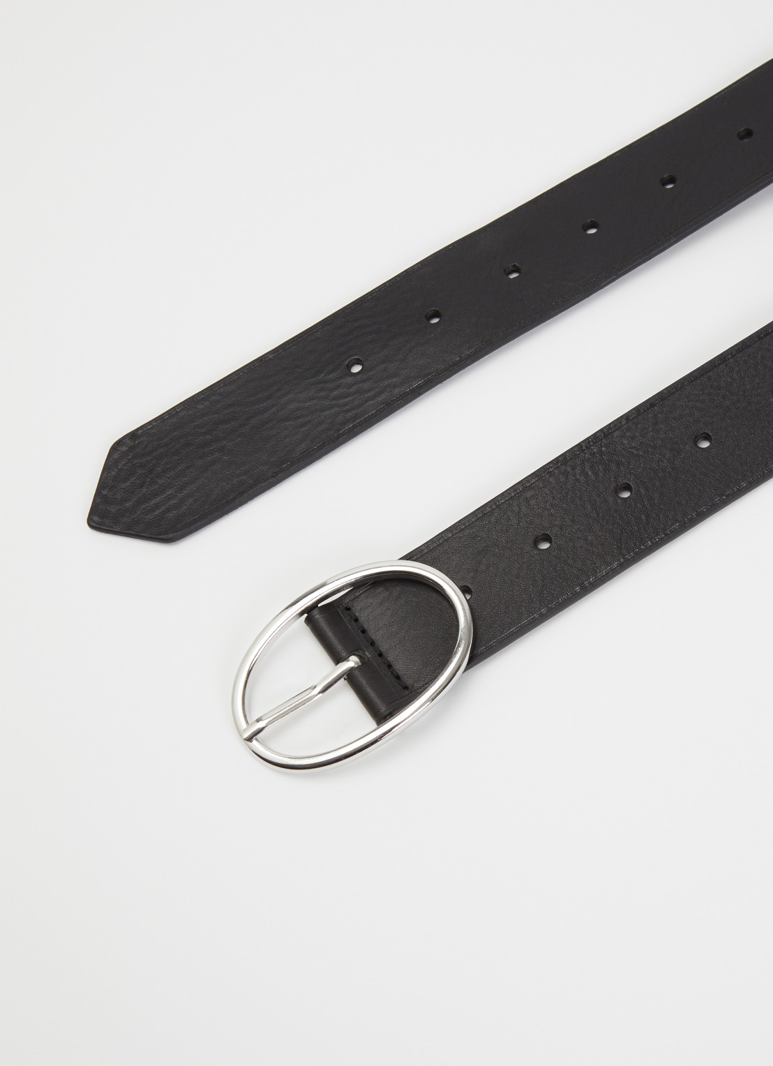 Bellerose Sanel riem van leer - detail zwart