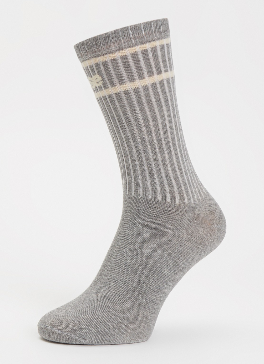Bellerose Sokken met logo - detail 3 grijs